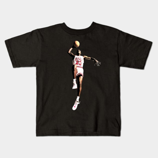 Vintage Jordan Kids T-Shirt by Mr.FansArt